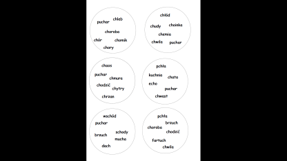 Karty typu dobble – gry ortograficzne