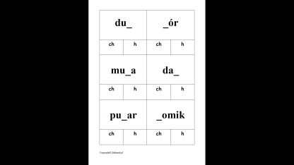 Klamerkowa ortografia - ćwiczenia ortograficzne