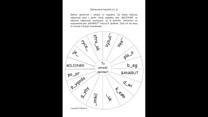 Zakręcona ortografia - gry ortograficzne