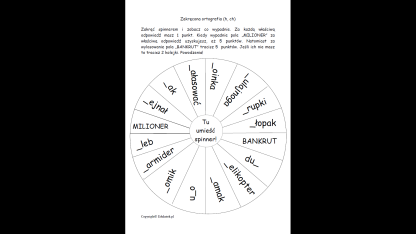 Zakręcona ortografia- gry ortograficzne