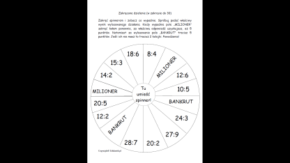 Zakręcone dzielenie - gry matematyczne