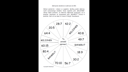 Zakręcone dzielenie - gry matematyczne