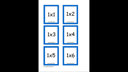 Matematyczny pojedynek – tabliczka mnożenia