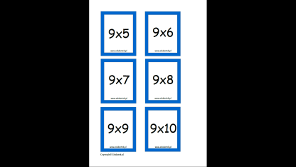 Matematyczny pojedynek – tabliczka mnożenia