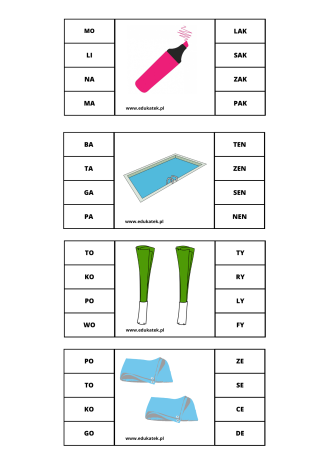 klamerkowe sylaby 1
