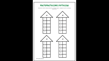Matematyczne potyczki - dodawanie i odejmowanie2