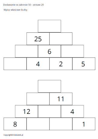 matematyczne piramidy 1