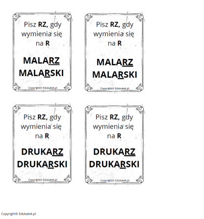 memory ortograficzne-zasady pisowni ż-rz3