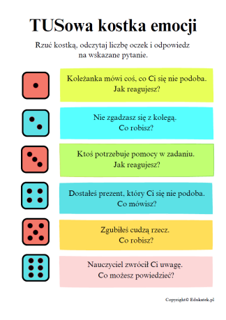 TUSowa kostka emocji 3