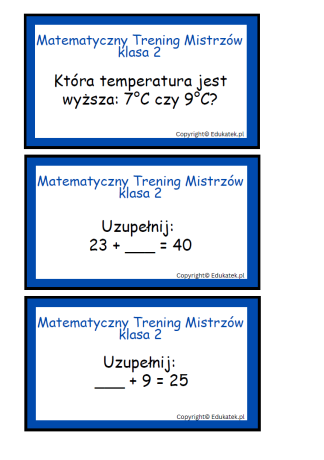matematyczny trening mistrzów klasa 2-2